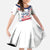 Personalized United States 250th Anniversary Kid Short Sleeve Dress USA 4th Of July Proud - Wonder Print Shop