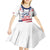 Personalized United States 250th Anniversary Kid Short Sleeve Dress USA 4th Of July Proud - Wonder Print Shop