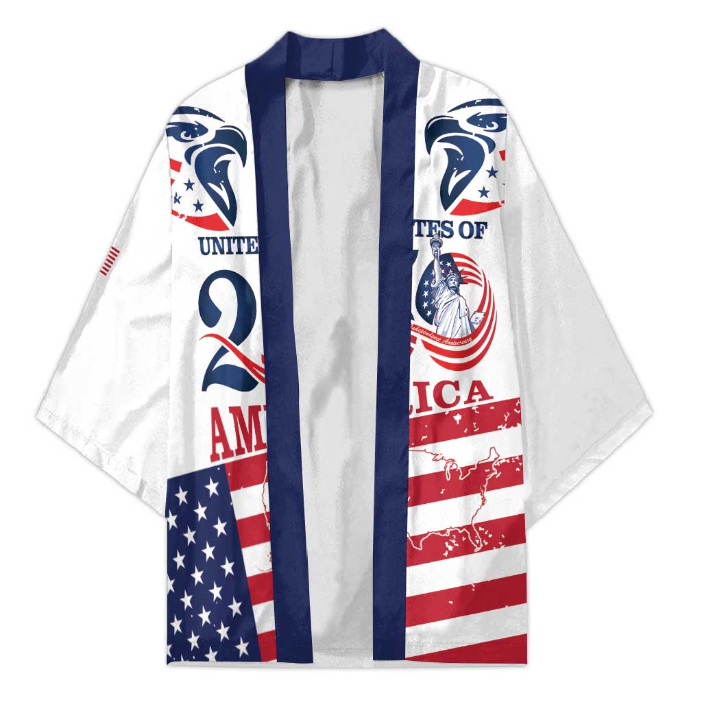 Personalized United States 250th Anniversary Kimono USA 4th Of July Proud - Wonder Print Shop