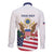 Personalized United States 250th Anniversary Long Sleeve Button Shirt USA 4th Of July Proud - Wonder Print Shop