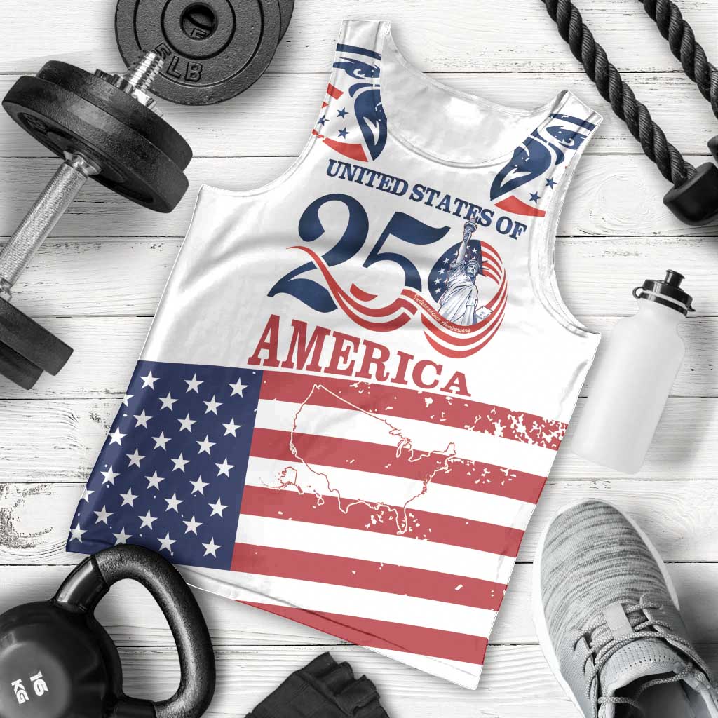 Personalized United States 250th Anniversary Men Tank Top USA 4th Of July Proud - Wonder Print Shop