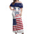 Personalized United States 250th Anniversary Off Shoulder Maxi Dress USA 4th Of July Proud - Wonder Print Shop