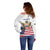 Personalized United States 250th Anniversary Off Shoulder Sweater USA 4th Of July Proud - Wonder Print Shop