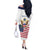 Personalized United States 250th Anniversary Off The Shoulder Long Sleeve Dress USA 4th Of July Proud - Wonder Print Shop