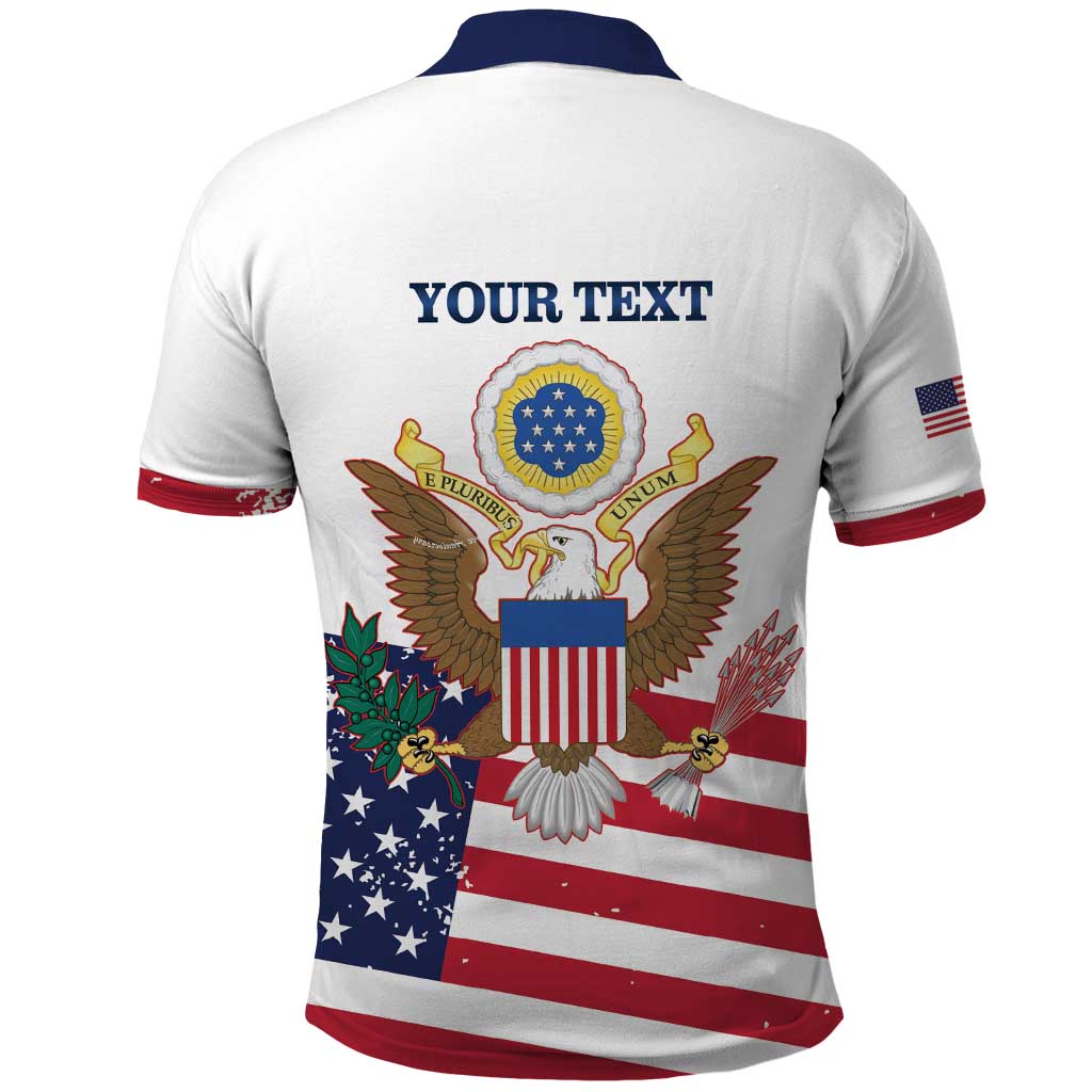 Personalized United States 250th Anniversary Polo Shirt USA 4th Of July Proud - Wonder Print Shop
