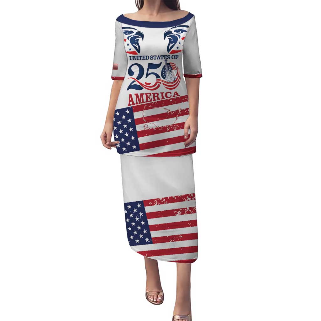 Personalized United States 250th Anniversary Puletasi USA 4th Of July Proud - Wonder Print Shop