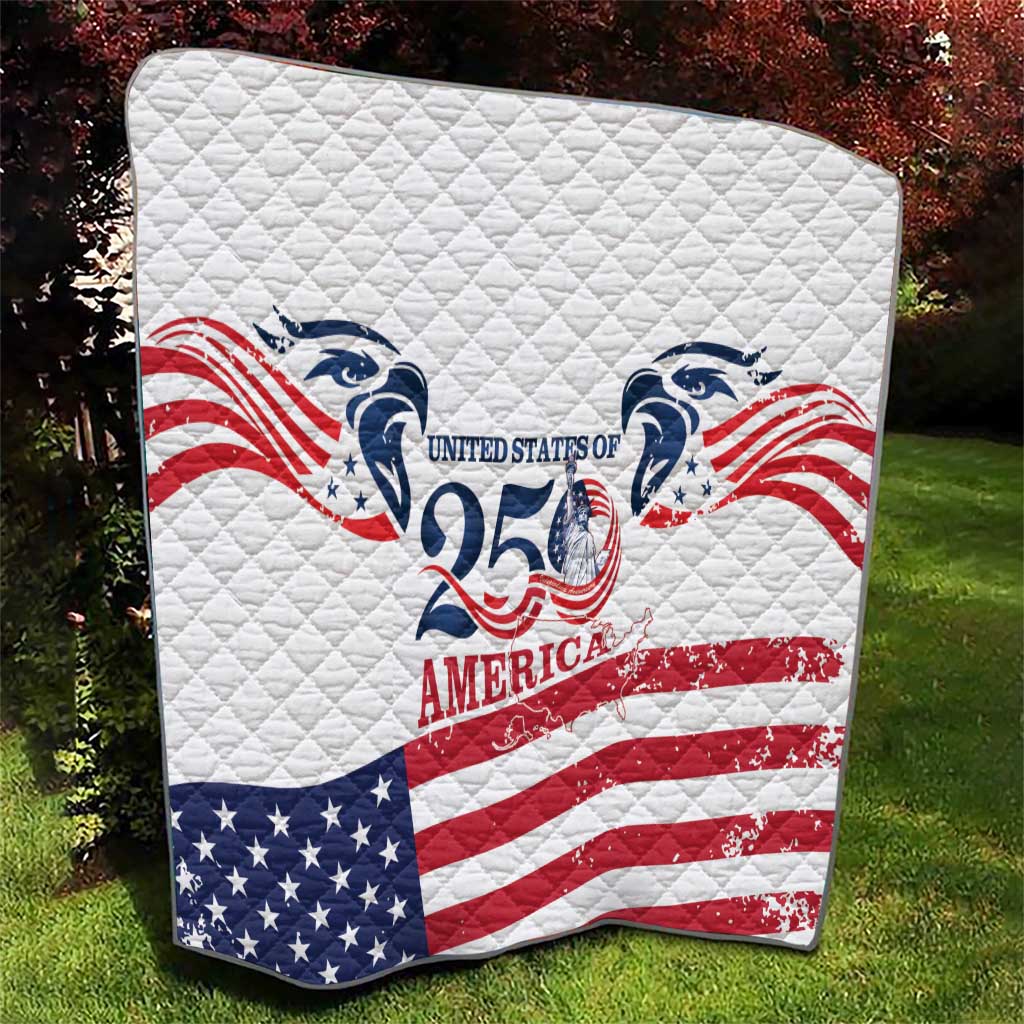 United States 250th Anniversary Quilt USA 4th Of July Proud - Wonder Print Shop