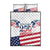 United States 250th Anniversary Quilt Bed Set USA 4th Of July Proud - Wonder Print Shop