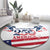 United States 250th Anniversary Round Carpet USA 4th Of July Proud - Wonder Print Shop