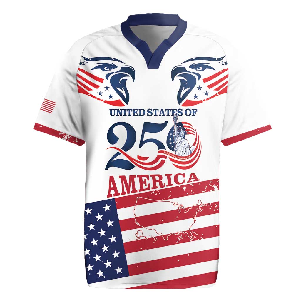 Personalized United States 250th Anniversary Rugby Jersey USA 4th Of July Proud - Wonder Print Shop