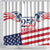 United States 250th Anniversary Shower Curtain USA 4th Of July Proud - Wonder Print Shop