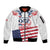 Personalized United States 250th Anniversary Sleeve Zip Bomber Jacket USA 4th Of July Proud - Wonder Print Shop