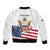 Personalized United States 250th Anniversary Sleeve Zip Bomber Jacket USA 4th Of July Proud - Wonder Print Shop