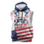 Personalized United States 250th Anniversary Sleeveless Hoodie USA 4th Of July Proud - Wonder Print Shop