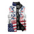 Personalized United States 250th Anniversary Sleeveless Puffer Jacket USA 4th Of July Proud - Wonder Print Shop