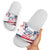 United States 250th Anniversary Slide Sandals USA 4th Of July Proud - Wonder Print Shop