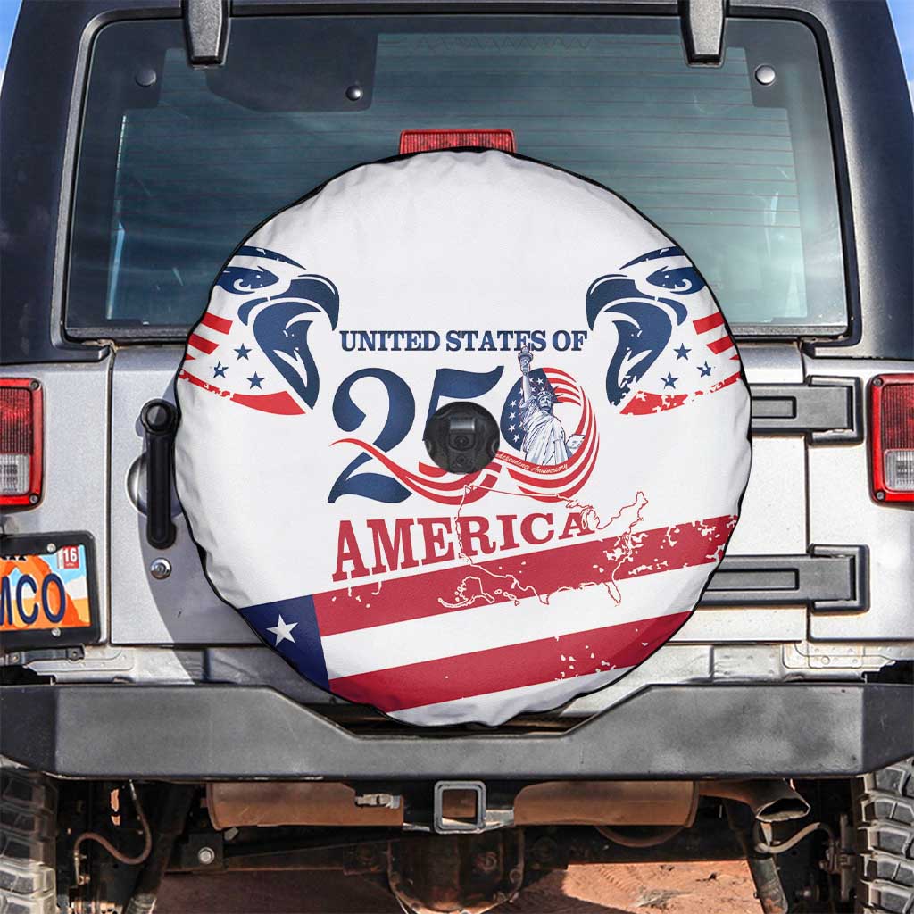 United States 250th Anniversary Spare Tire Cover USA 4th Of July Proud - Wonder Print Shop