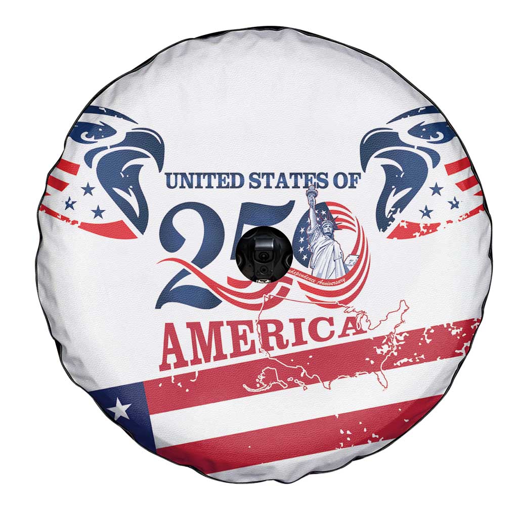 United States 250th Anniversary Spare Tire Cover USA 4th Of July Proud - Wonder Print Shop