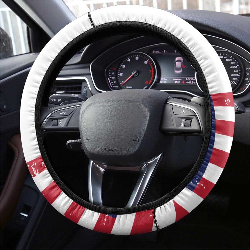 United States 250th Anniversary Steering Wheel Cover USA 4th Of July Proud - Wonder Print Shop