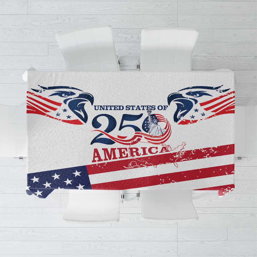 United States 250th Anniversary Tablecloth USA 4th Of July Proud - Wonder Print Shop