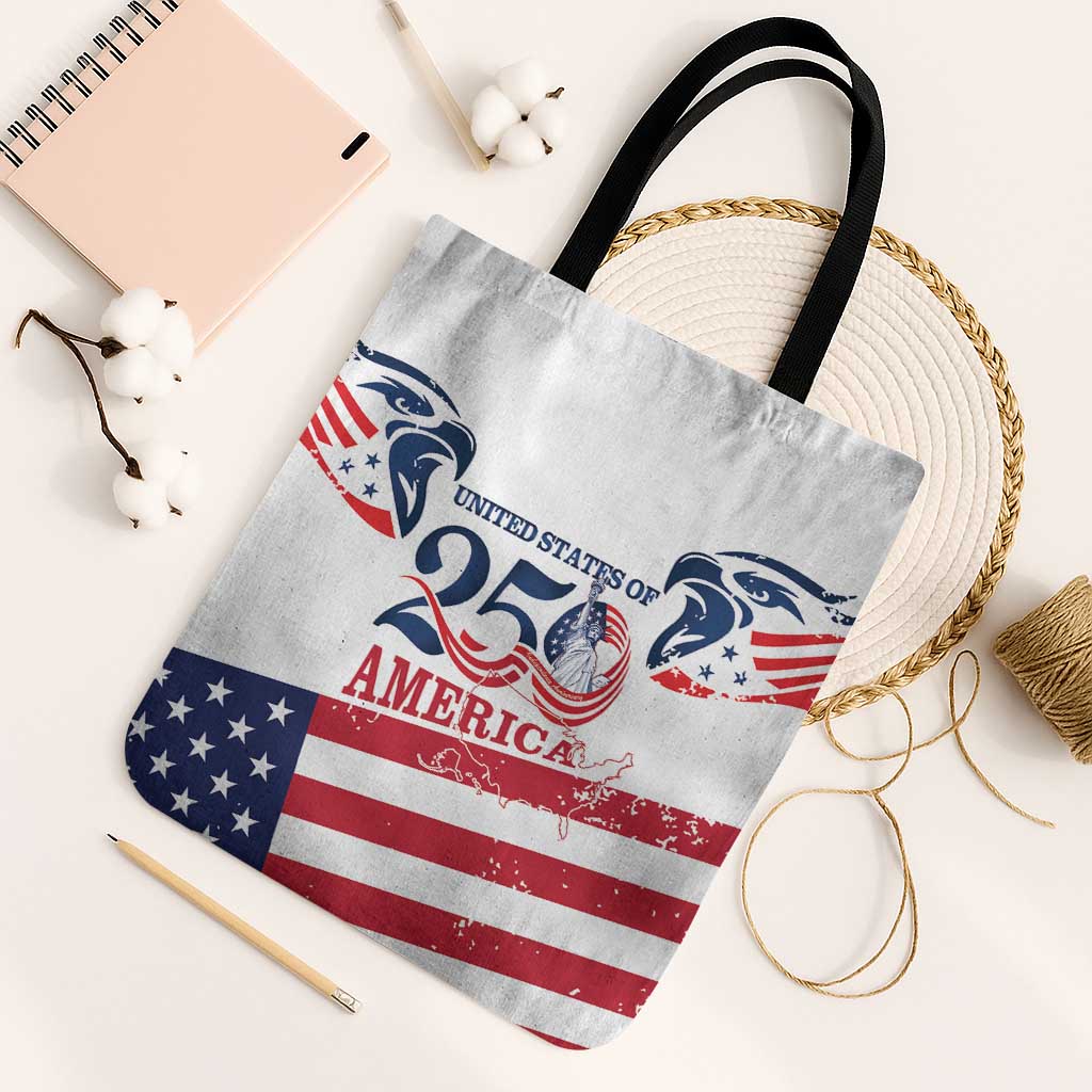 United States 250th Anniversary Tote Bag USA 4th Of July Proud - Wonder Print Shop
