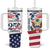 Personalized United States 250th Anniversary Tumbler With Handle USA 4th Of July Proud - Wonder Print Shop