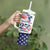 Personalized United States 250th Anniversary Tumbler With Handle USA 4th Of July Proud - Wonder Print Shop