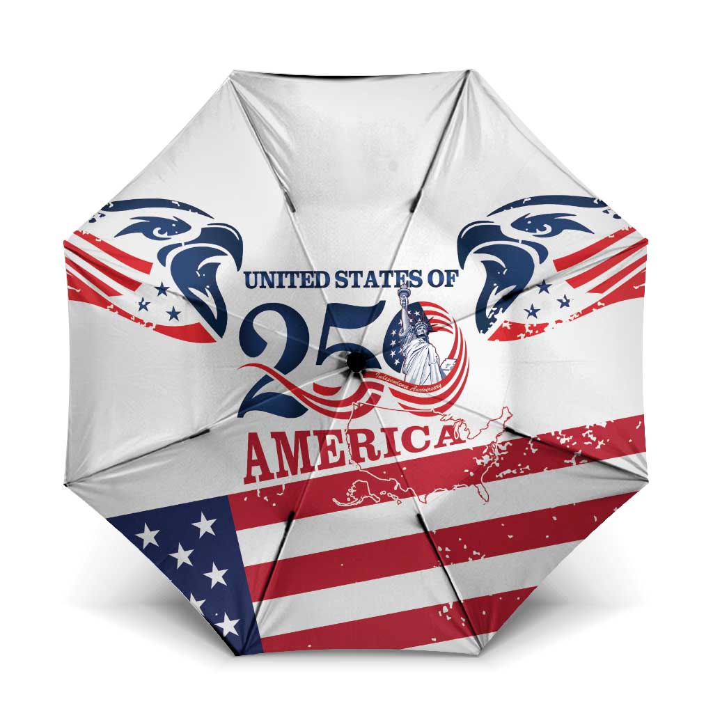 United States 250th Anniversary Umbrella USA 4th Of July Proud - Wonder Print Shop