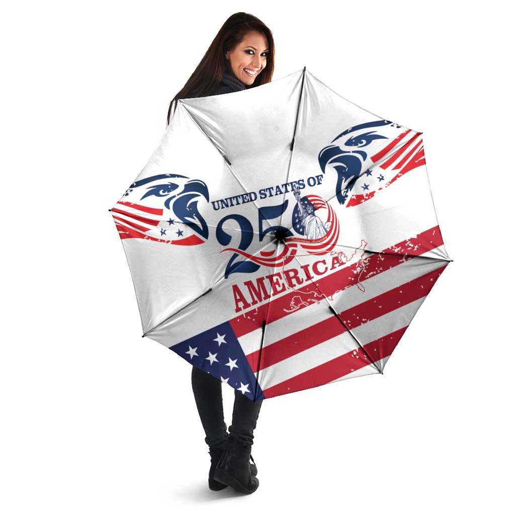 United States 250th Anniversary Umbrella USA 4th Of July Proud - Wonder Print Shop