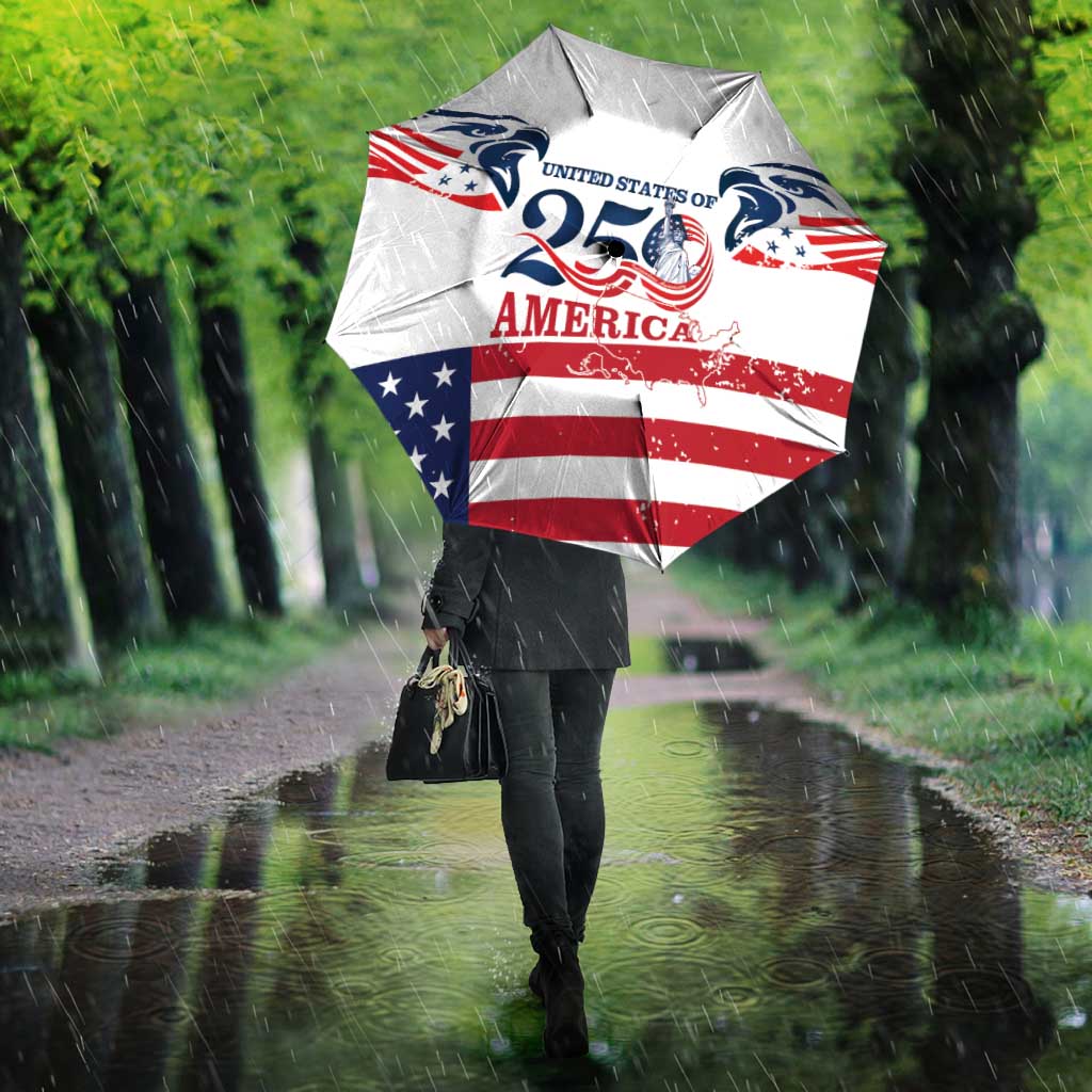 United States 250th Anniversary Umbrella USA 4th Of July Proud - Wonder Print Shop