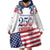 Personalized United States 250th Anniversary Wearable Blanket Hoodie USA 4th Of July Proud - Wonder Print Shop
