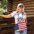 Personalized United States 250th Anniversary Women Polo Shirt USA 4th Of July Proud - Wonder Print Shop