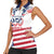 Personalized United States 250th Anniversary Women Sleeveless Polo Shirt USA 4th Of July Proud - Wonder Print Shop