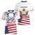 Personalized United States 250th Anniversary Women V-Neck T-Shirt USA 4th Of July Proud - Wonder Print Shop