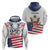 Personalized United States 250th Anniversary Zip Hoodie USA 4th Of July Proud - Wonder Print Shop