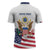 Personalized United States 250th Anniversary Zipper Polo Shirt USA 4th Of July Proud - Wonder Print Shop