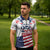 Personalized United States 250th Anniversary Zipper Polo Shirt USA 4th Of July Proud - Wonder Print Shop