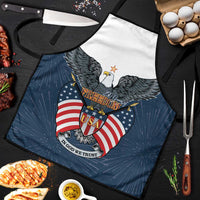 United States 4th Of July Apron 250 Years Of Freedom USA Power Eagle - Wonder Print Shop