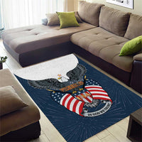 United States 4th Of July Area Rug 250 Years Of Freedom USA Power Eagle - Wonder Print Shop