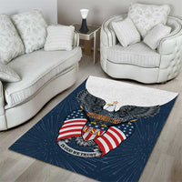 United States 4th Of July Area Rug 250 Years Of Freedom USA Power Eagle - Wonder Print Shop