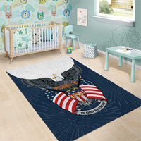 United States 4th Of July Area Rug 250 Years Of Freedom USA Power Eagle - Wonder Print Shop