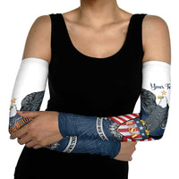 Personalized United States 4th Of July Arm Sleeves 250 Years Of Freedom USA Power Eagle - Wonder Print Shop