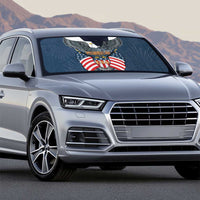 United States 4th Of July Auto Sun Shade 250 Years Of Freedom USA Power Eagle - Wonder Print Shop