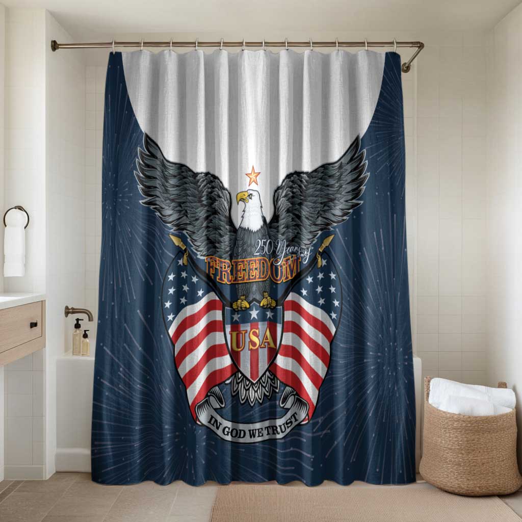 United States 4th Of July Bathroom Set 250 Years Of Freedom USA Power Eagle - Wonder Print Shop