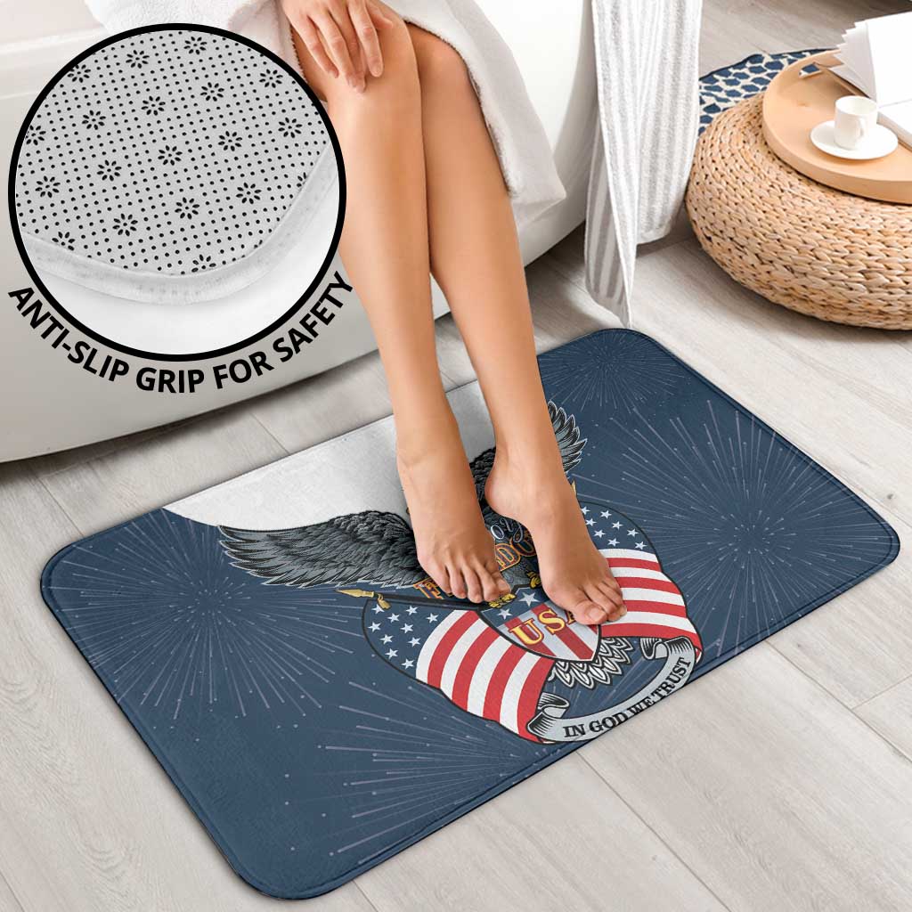 United States 4th Of July Bathroom Set 250 Years Of Freedom USA Power Eagle - Wonder Print Shop