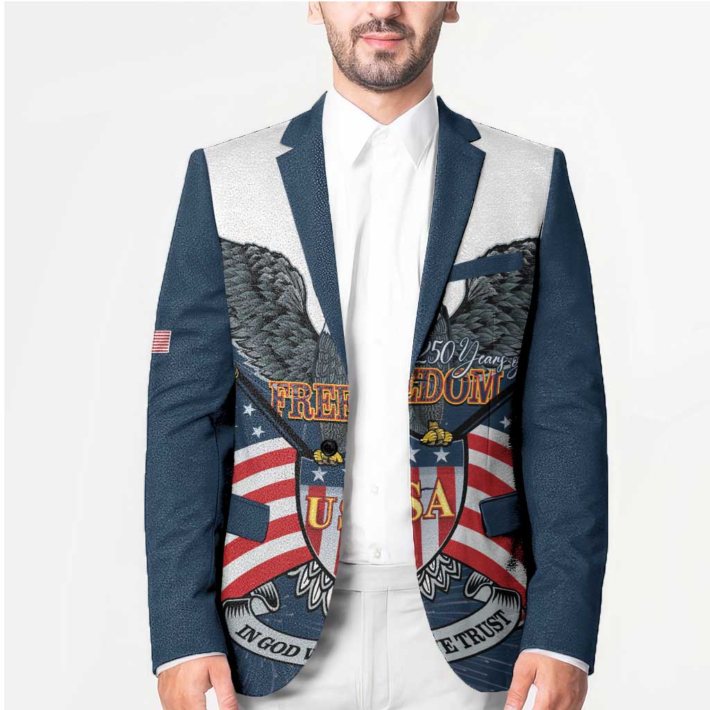 Personalized United States 4th Of July Blazer 250 Years Of Freedom USA Power Eagle - Wonder Print Shop
