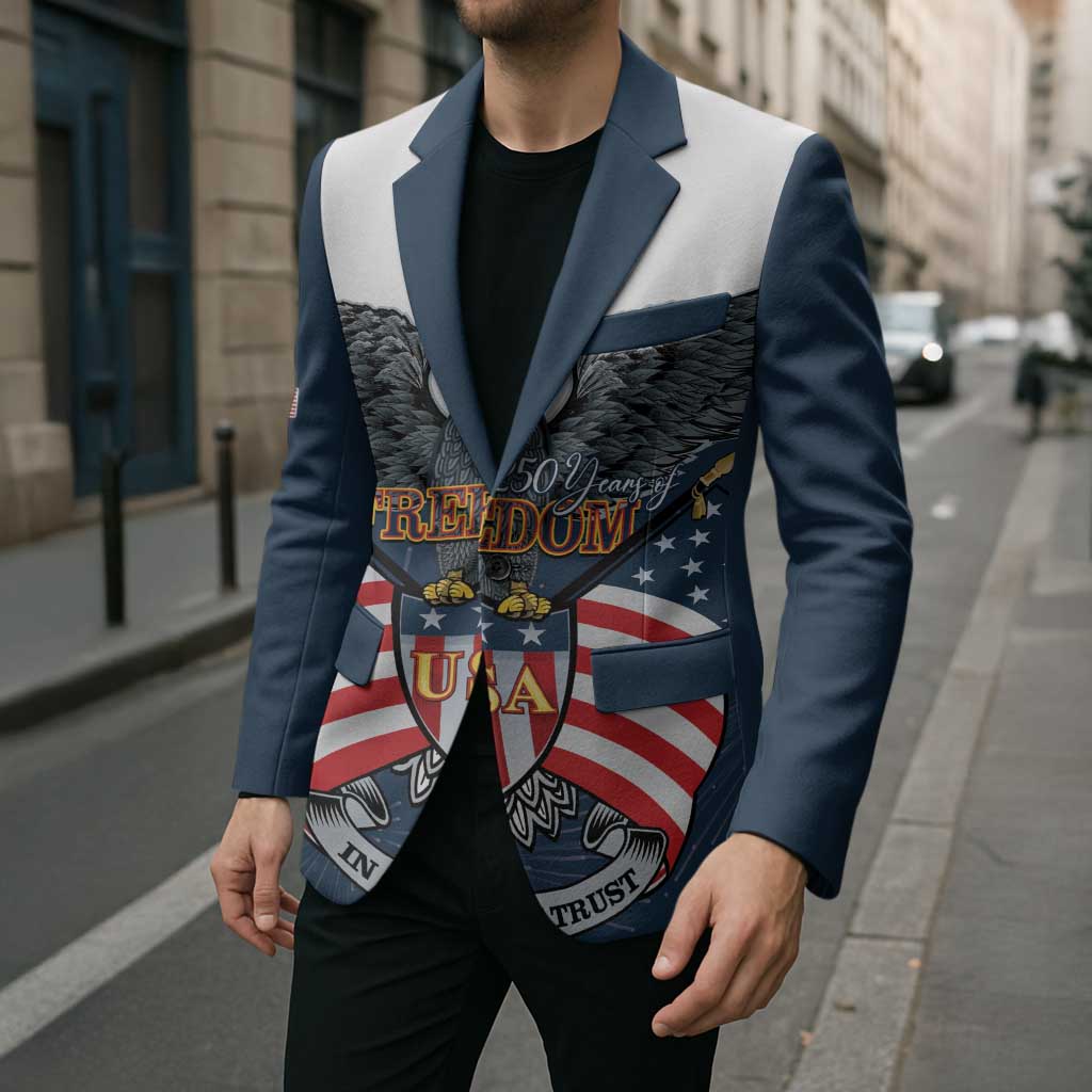 Personalized United States 4th Of July Blazer 250 Years Of Freedom USA Power Eagle - Wonder Print Shop