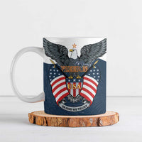 Personalized United States 4th Of July Ceramic Mug 250 Years Of Freedom USA Power Eagle - Wonder Print Shop