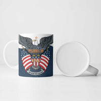 Personalized United States 4th Of July Ceramic Mug 250 Years Of Freedom USA Power Eagle - Wonder Print Shop
