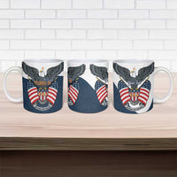 Personalized United States 4th Of July Ceramic Mug 250 Years Of Freedom USA Power Eagle - Wonder Print Shop